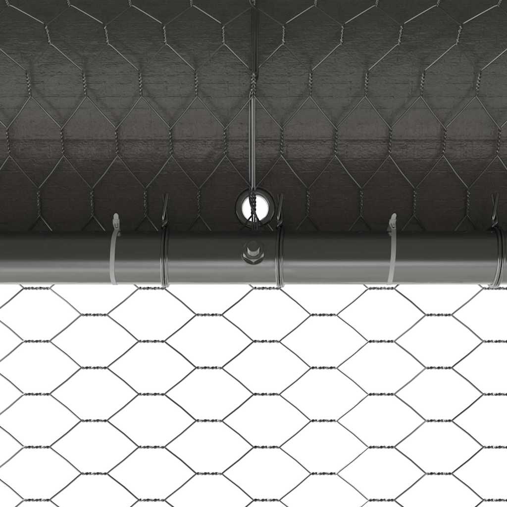 Hühnerkäfig Silber 2 X 2 X 2 M Verzinkter Stahl
