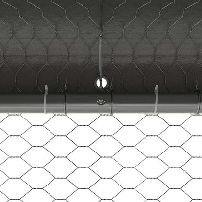 Hühnerkäfig Silber 2 X 2 X 2 M Verzinkter Stahl