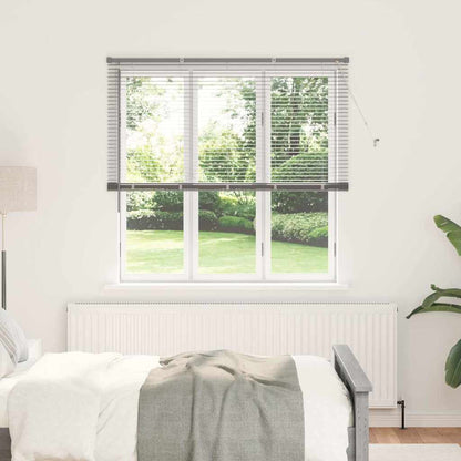 Balkenjalousien 130 X 40 Cm Aluminium Silber