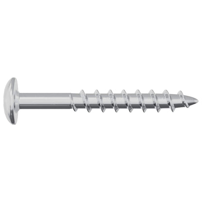 Schraube 12 Pcs Silber 9,8 X 35 Mm Eisen