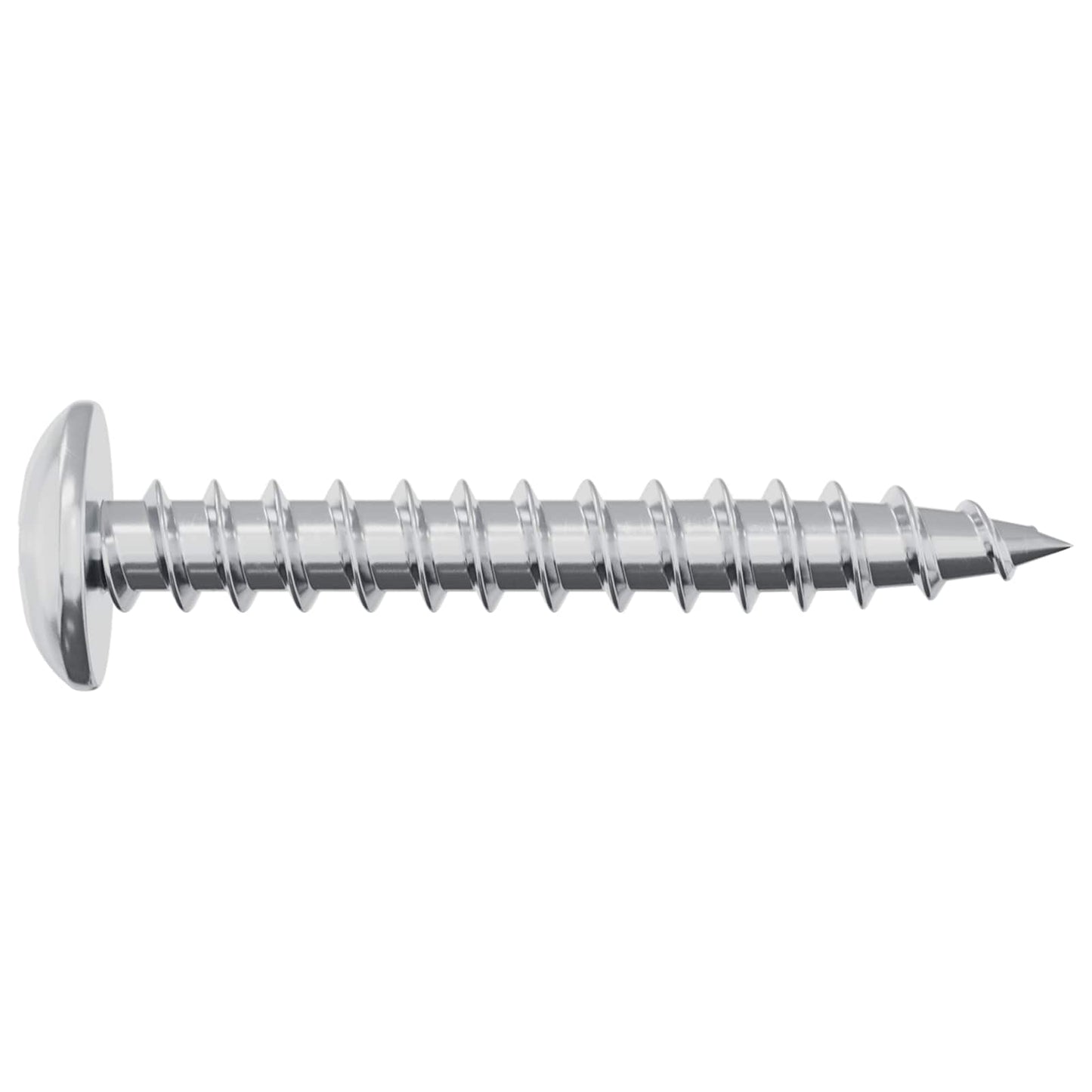 Holzschraube 2 Pcs Silber M4 X 28 Mm Eisen