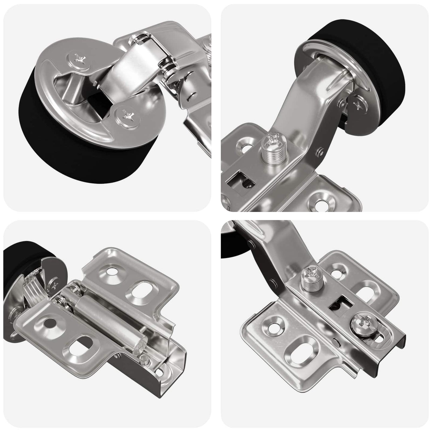 Scharnier 123 Pcs Silber 35 Mm Eisen