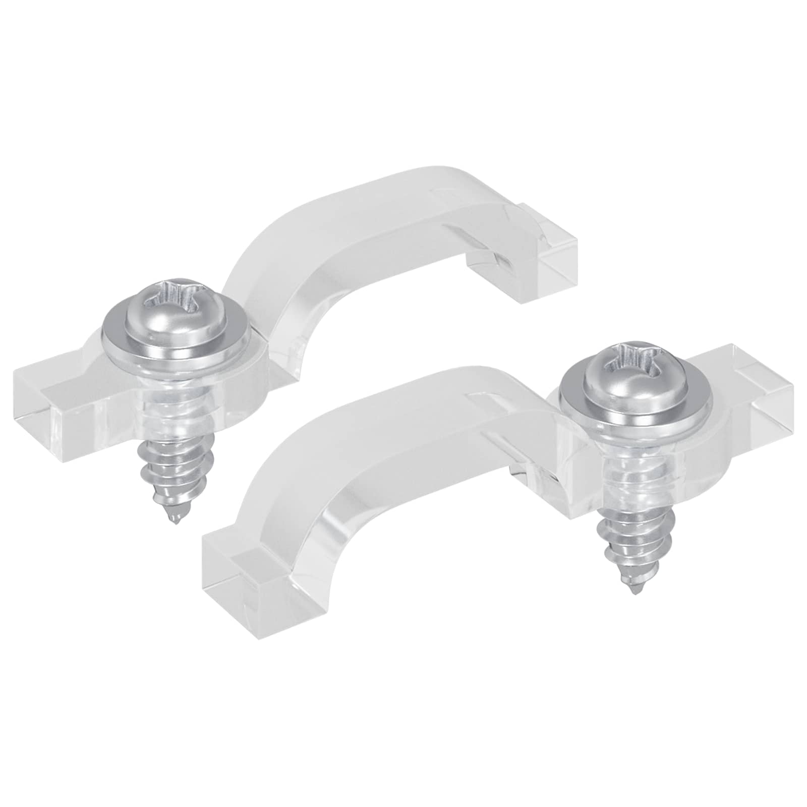 Led Streifen Clips 2 Pcs Transparent 23,8 X 7,3 X 4,3 Mm
