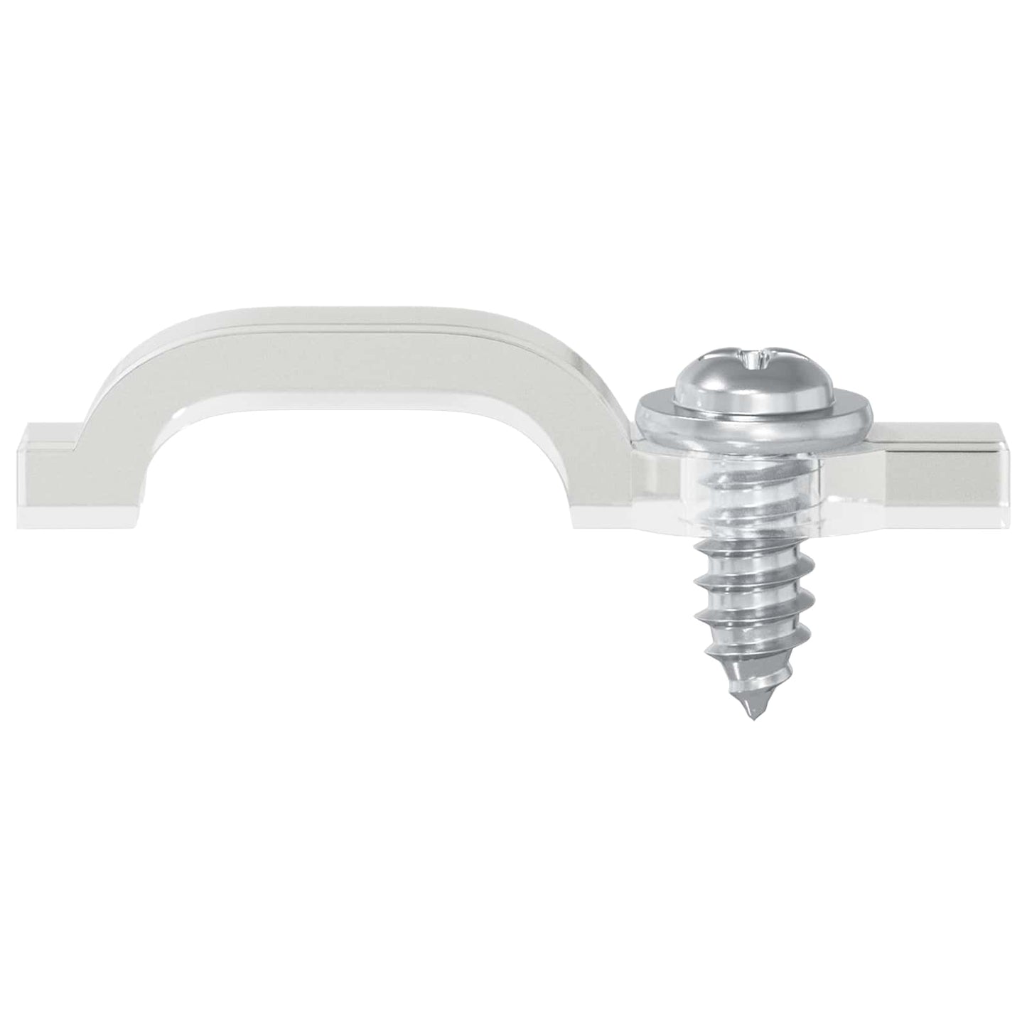 Led Streifen Clips 2 Pcs Transparent 23,8 X 7,3 X 4,3 Mm