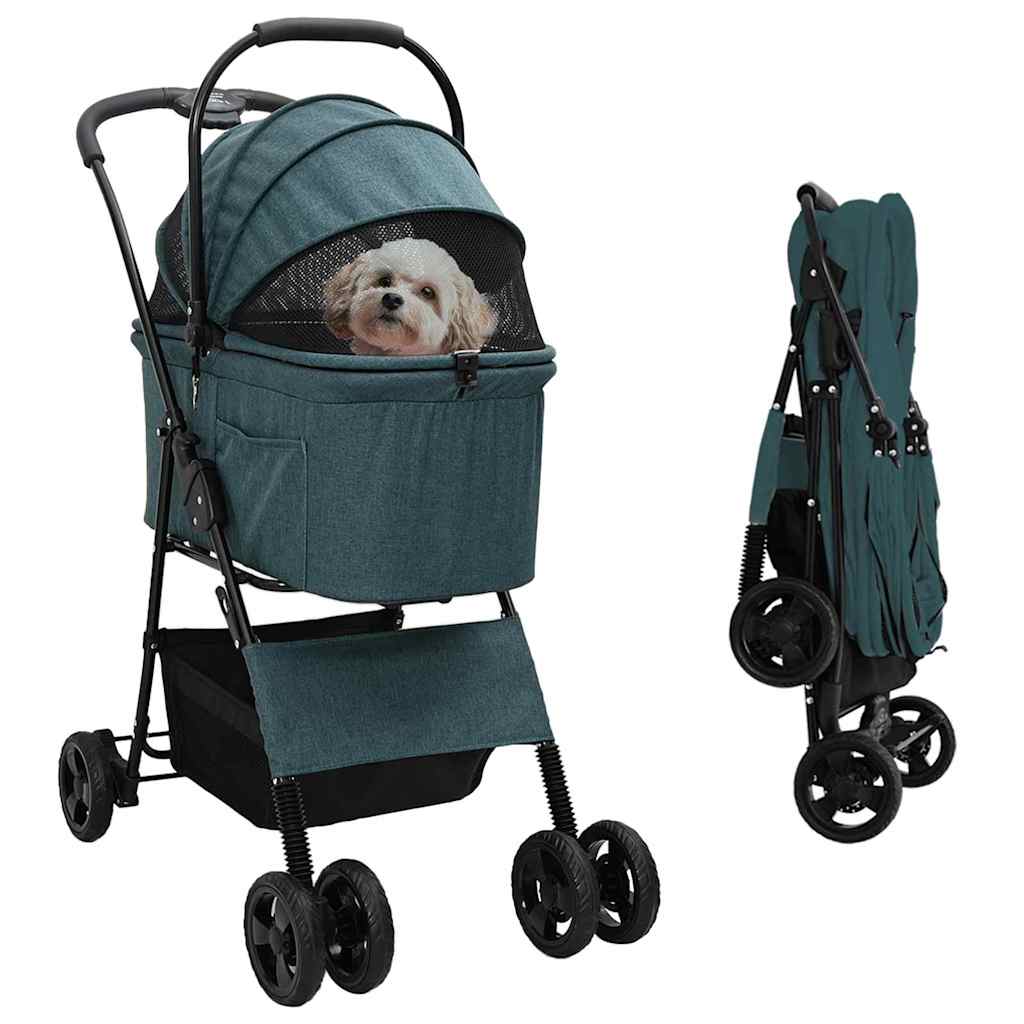 Faltbarer Haustierwagen 78 X 54 X 101 Cm Polyester