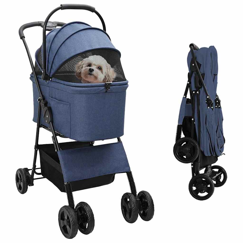 Faltbarer Haustierwagen 78 X 54 X 101 Cm Polyester