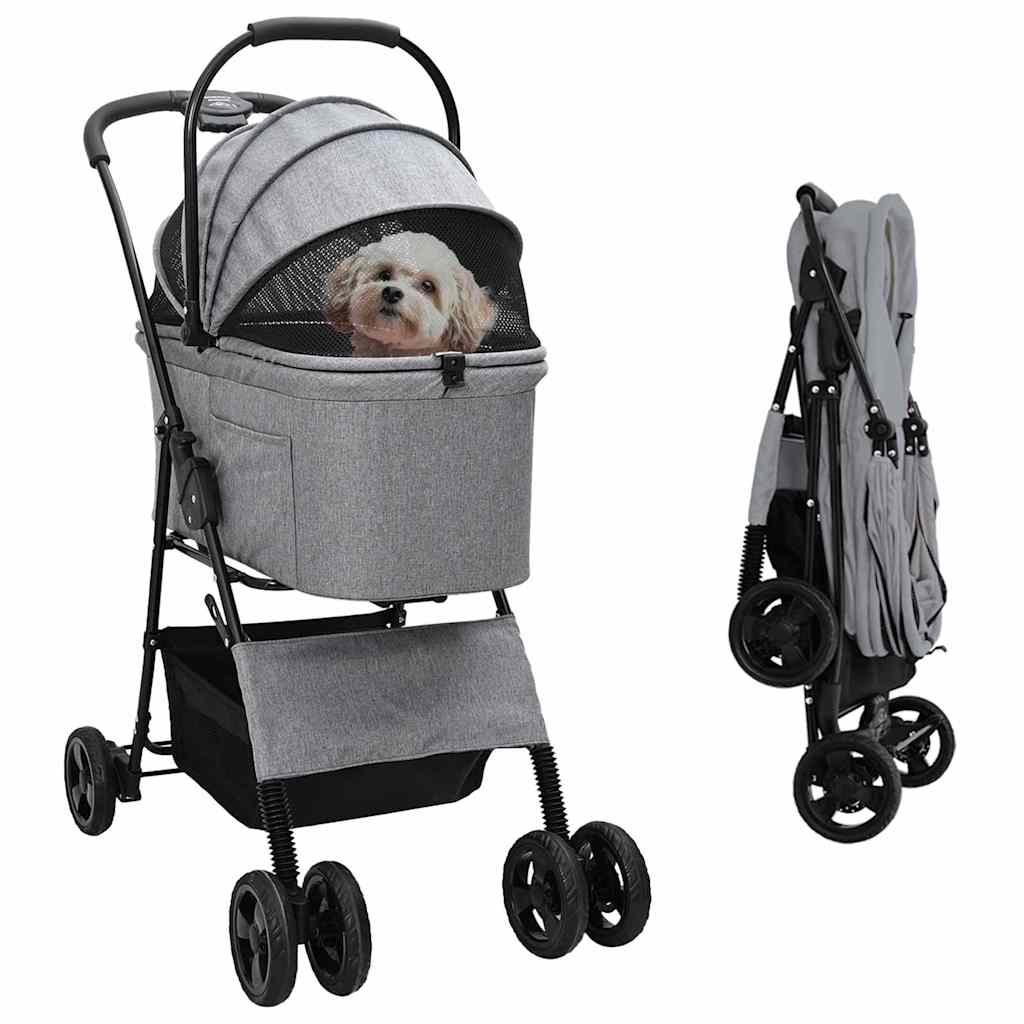 Faltbarer Haustierwagen 78 X 54 X 101 Cm Polyester