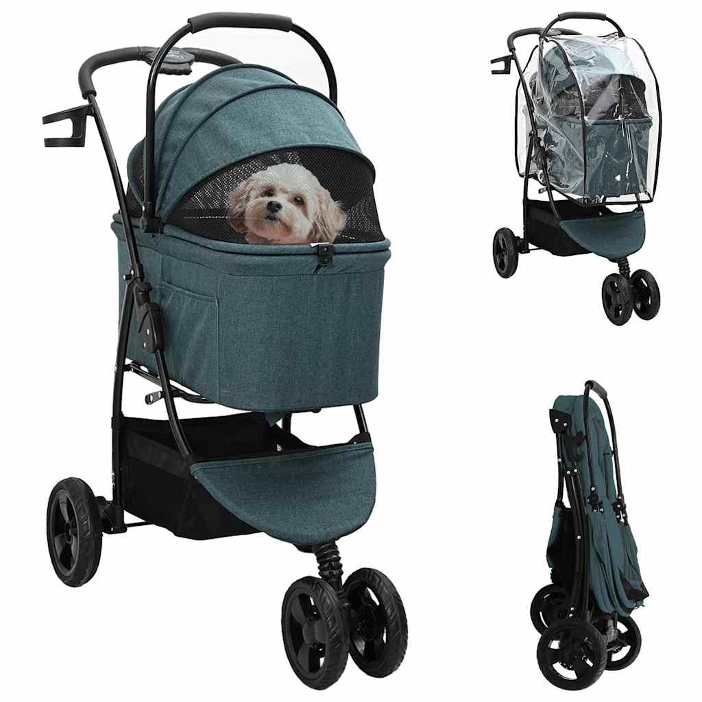Faltbarer Haustierwagen 78 X 54 X 101 Cm Polyester