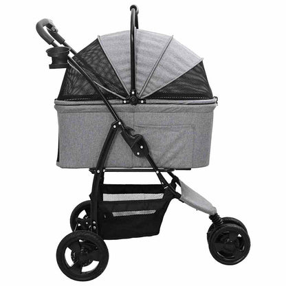Faltbarer Haustierwagen 78 X 54 X 101 Cm Polyester