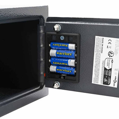 Digitaler Safe Mit Schloss Dunkelgrau Stahl