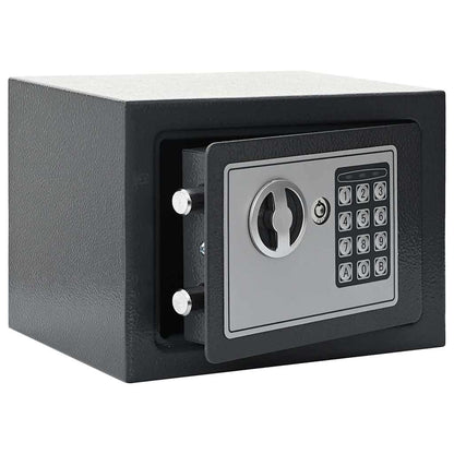 Digitaler Safe Mit Schloss Dunkelgrau Stahl