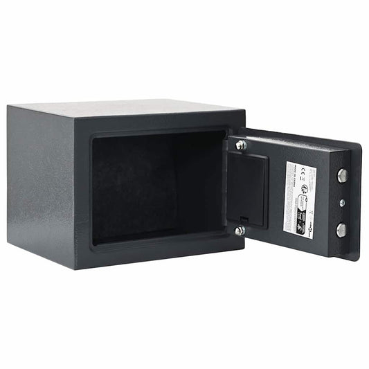 Digitaler Safe Mit Schloss Dunkelgrau Stahl