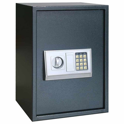 Digitaler Safe Mit Schloss Dunkelgrau Stahl
