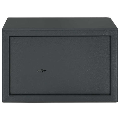 Safe Box Mit Schloss Dunkelgrau 31 X 20 X 20 Cm Stahl