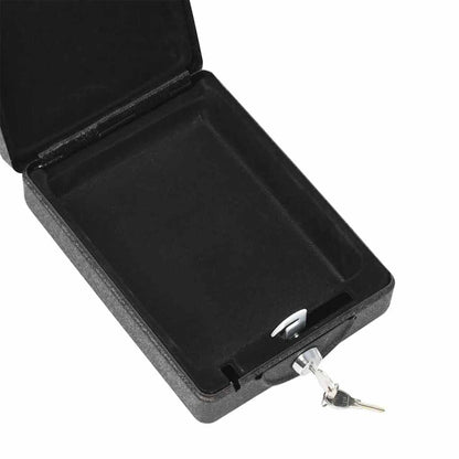 Auto Safe Mit Schloss Schwarz 22 X 16 X 7 Cm Stahl
