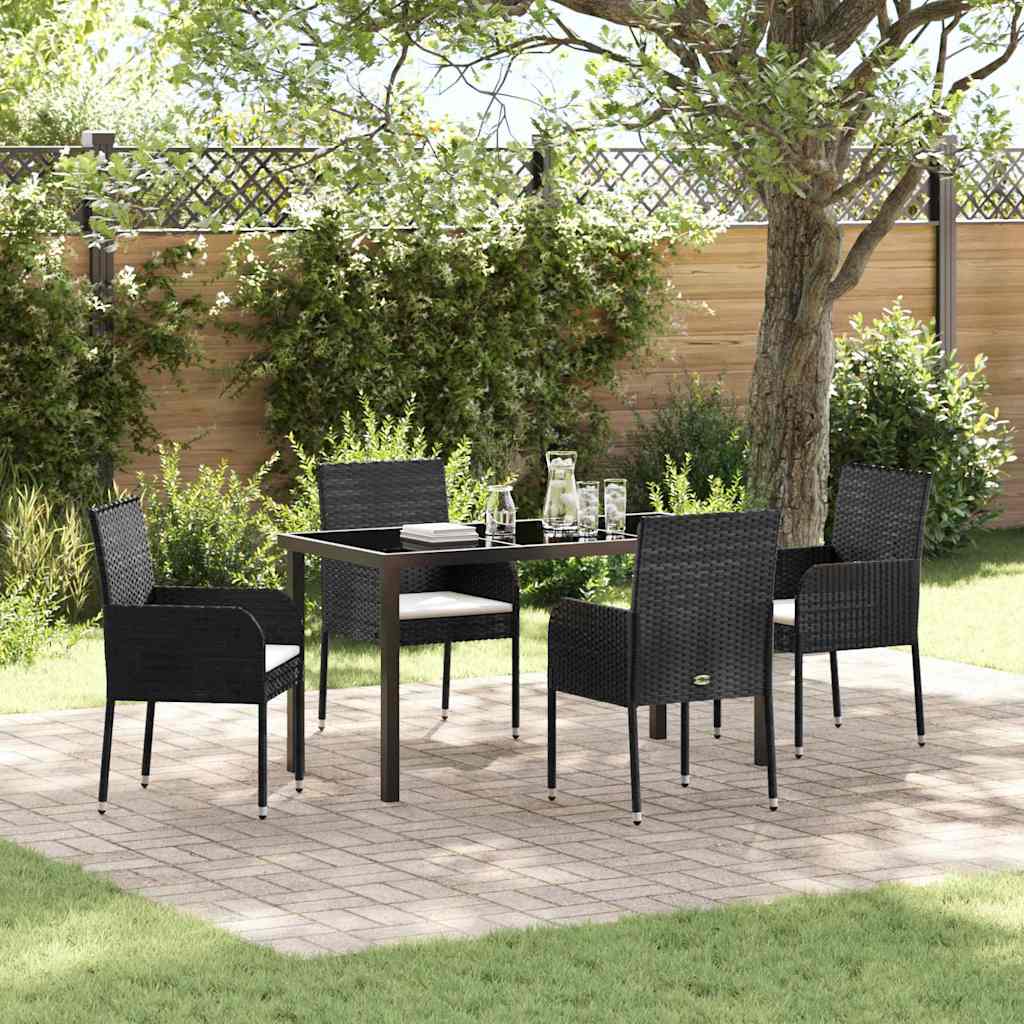 Garten Essgruppe Mit Kissen 3 Pcs Poly-Rattan