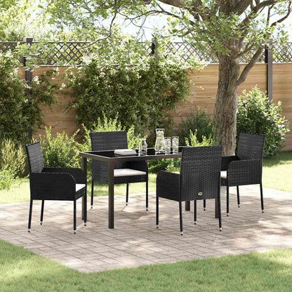 Garten Essgruppe Mit Kissen 3 Pcs Poly-Rattan