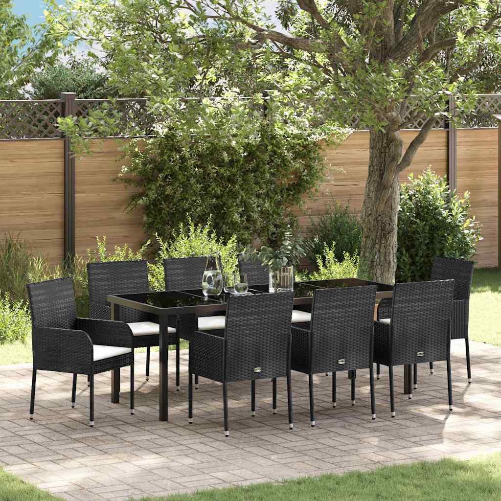 Garten Essgruppe Mit Kissen 3 Pcs Poly-Rattan