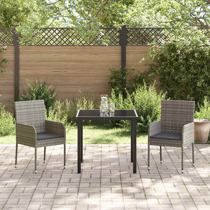 Garten Essgruppe Mit Kissen 3 Pcs Poly-Rattan