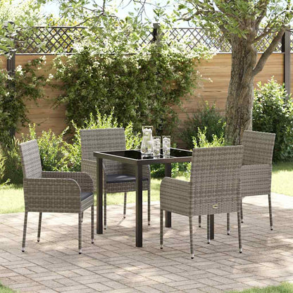 Garten Essgruppe Mit Kissen 3 Pcs Poly-Rattan