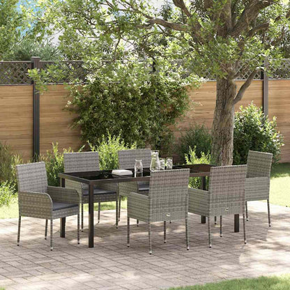 Garten Essgruppe Mit Kissen 3 Pcs Poly-Rattan
