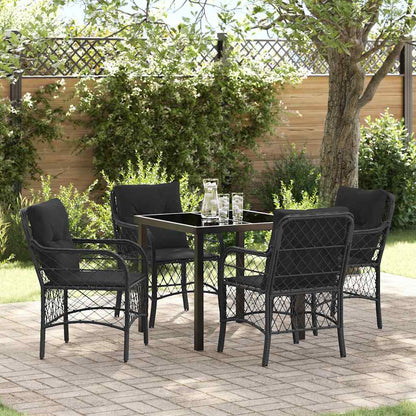 Garten Essgruppe Mit Kissen 3 Pcs Beige Poly-Rattan