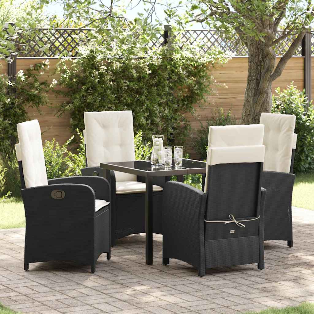Garten Essgruppe Mit Kissen 5 Pcs Poly-Rattan