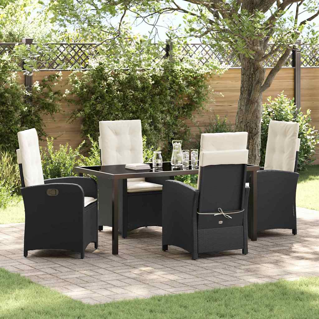 Garten Essgruppe Mit Kissen 5 Pcs Poly-Rattan