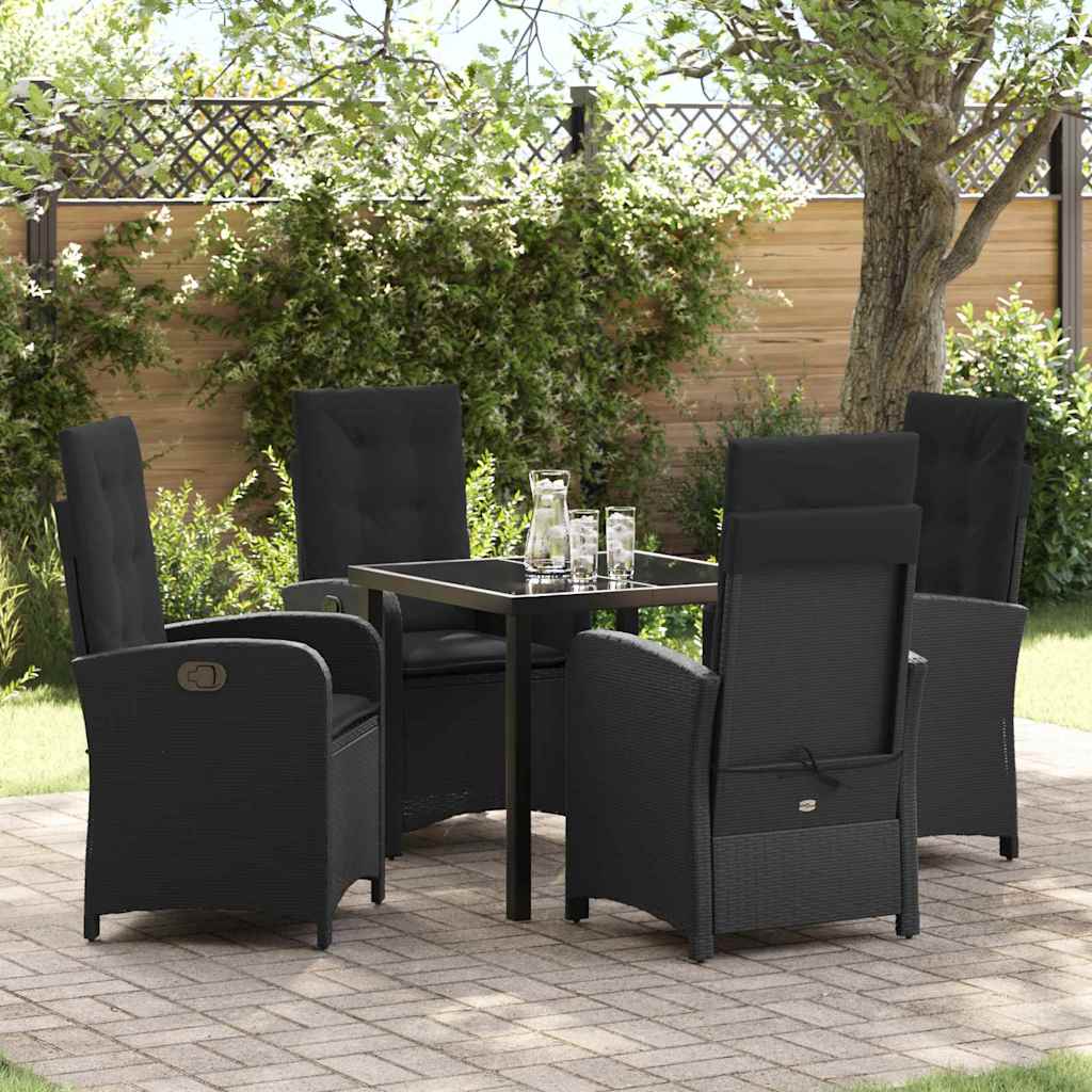 Garten Essgruppe Mit Kissen 5 Pcs Poly-Rattan