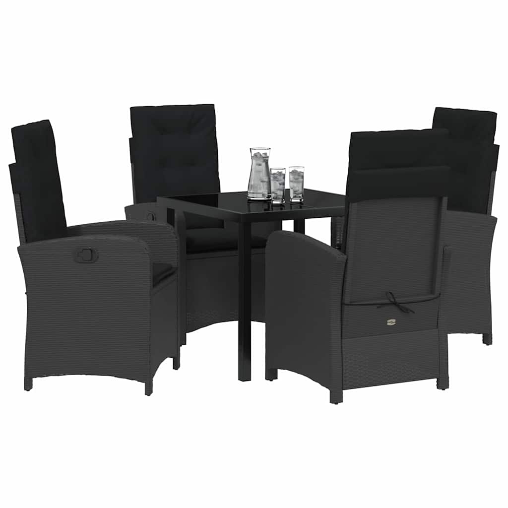 Garten Essgruppe Mit Kissen 5 Pcs Poly-Rattan
