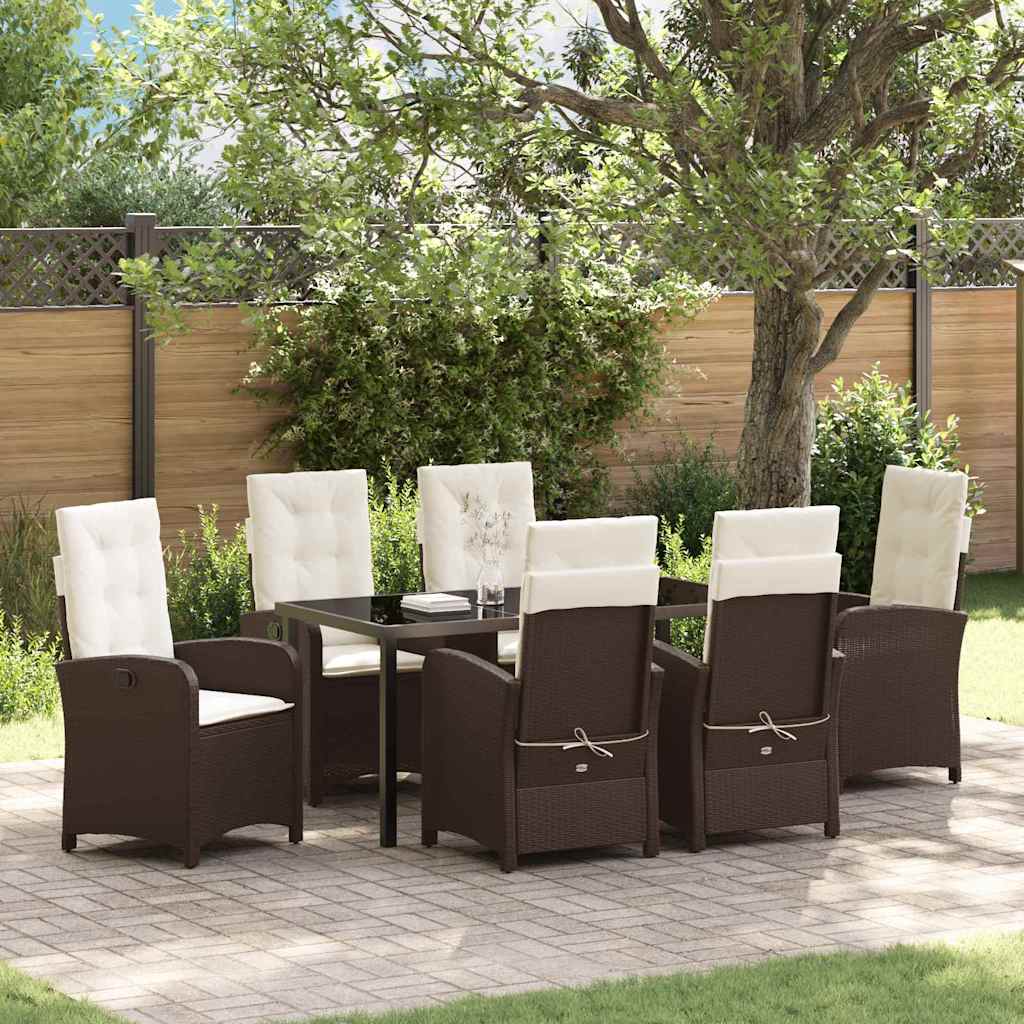 Garten Essgruppe Mit Kissen 5 Pcs Poly-Rattan