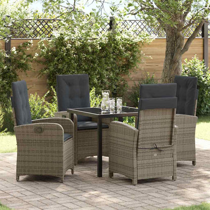 Garten Essgruppe Mit Kissen 5 Pcs Poly-Rattan