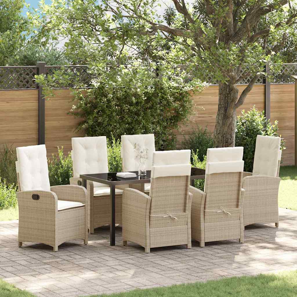 Garten Essgruppe Mit Kissen 5 Pcs Poly-Rattan