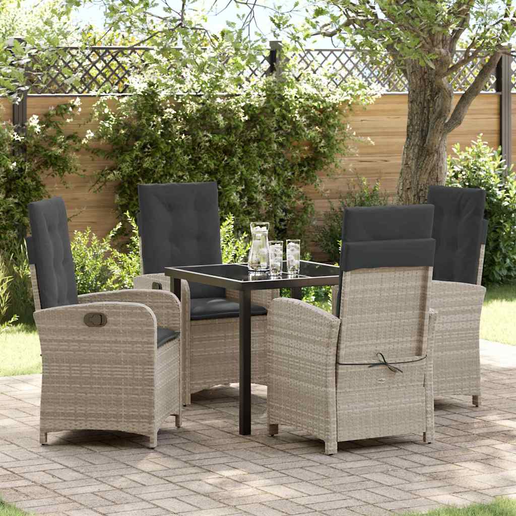 Garten Essgruppe Mit Kissen 5 Pcs Poly-Rattan