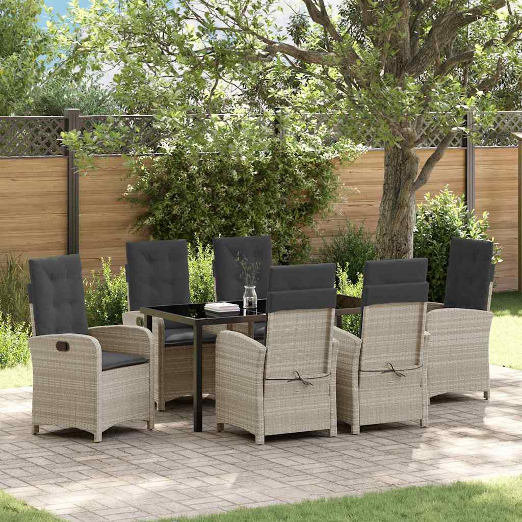 Garten Essgruppe Mit Kissen 5 Pcs Poly-Rattan