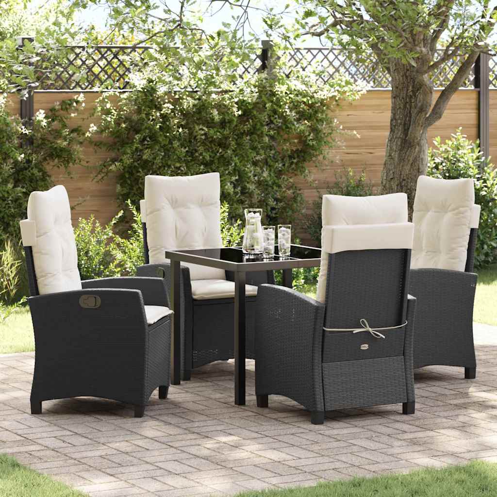 Garten Essgruppe Mit Kissen 5 Pcs Poly-Rattan