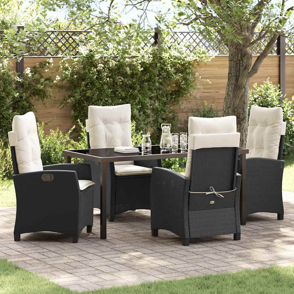Garten Essgruppe Mit Kissen 5 Pcs Poly-Rattan