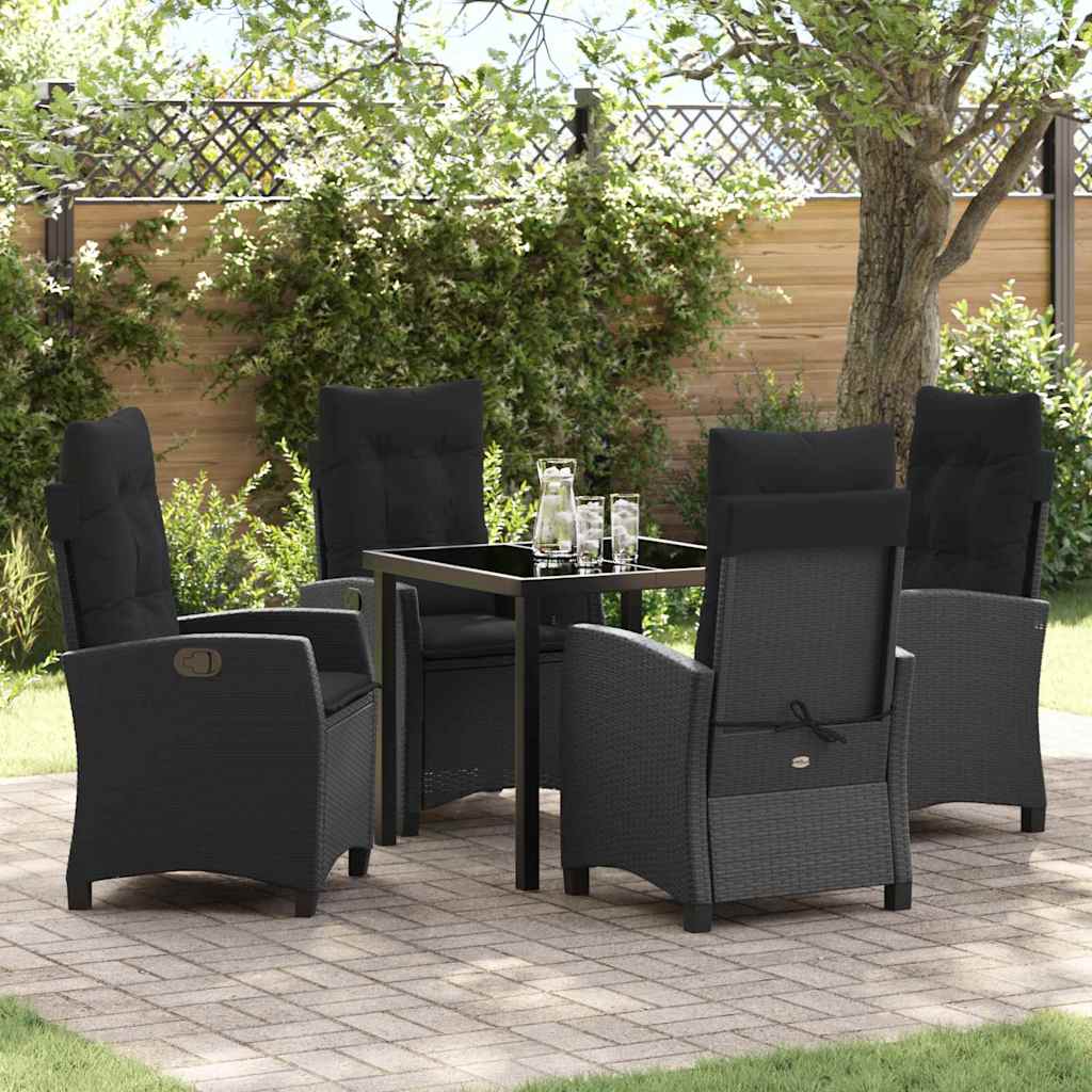 Garten Essgruppe Mit Kissen 5 Pcs Poly-Rattan