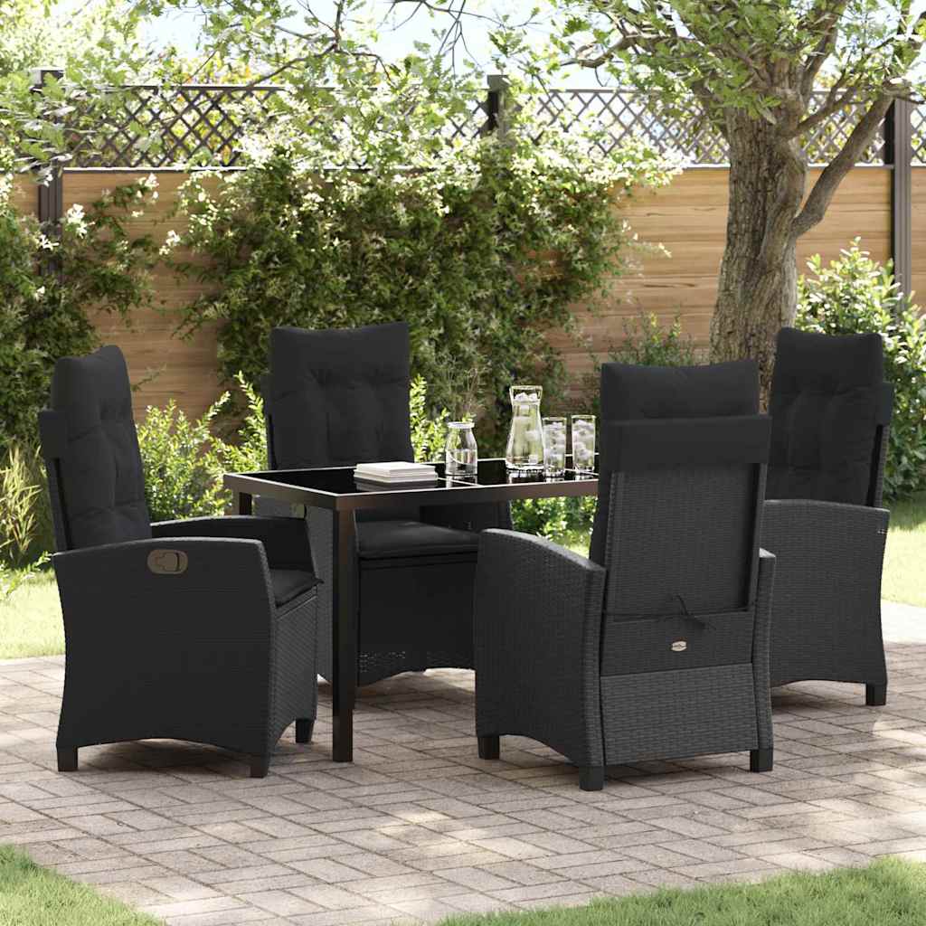 Garten Essgruppe Mit Kissen 5 Pcs Poly-Rattan