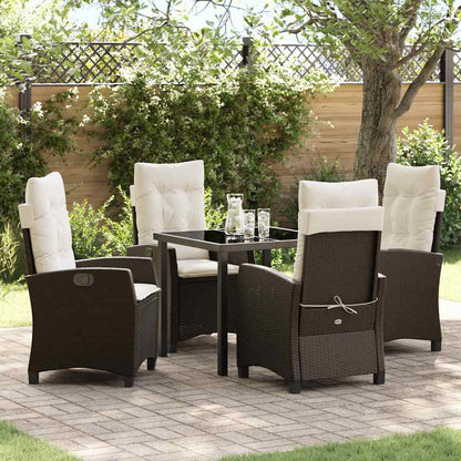 Garten Essgruppe Mit Kissen 5 Pcs Poly-Rattan