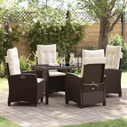 Garten Essgruppe Mit Kissen 5 Pcs Poly-Rattan