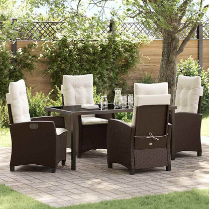 Garten Essgruppe Mit Kissen 5 Pcs Poly-Rattan