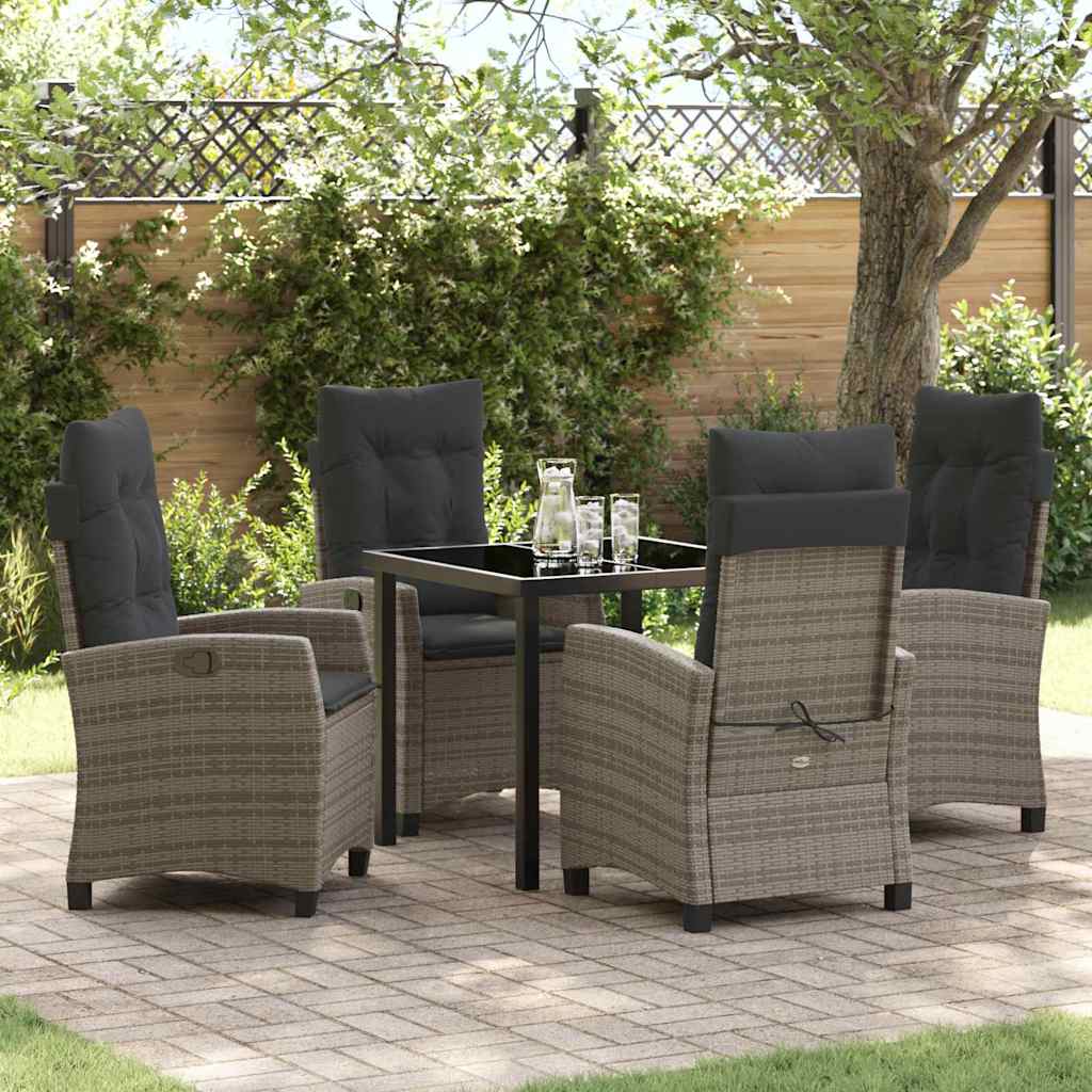 Garten Essgruppe Mit Kissen 5 Pcs Poly-Rattan