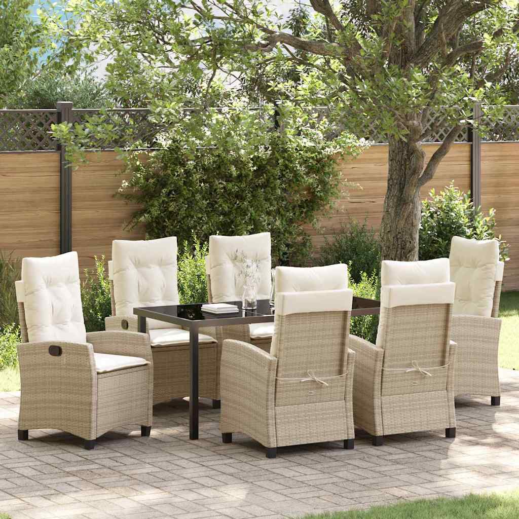 Garten Essgruppe Mit Kissen 5 Pcs Poly-Rattan