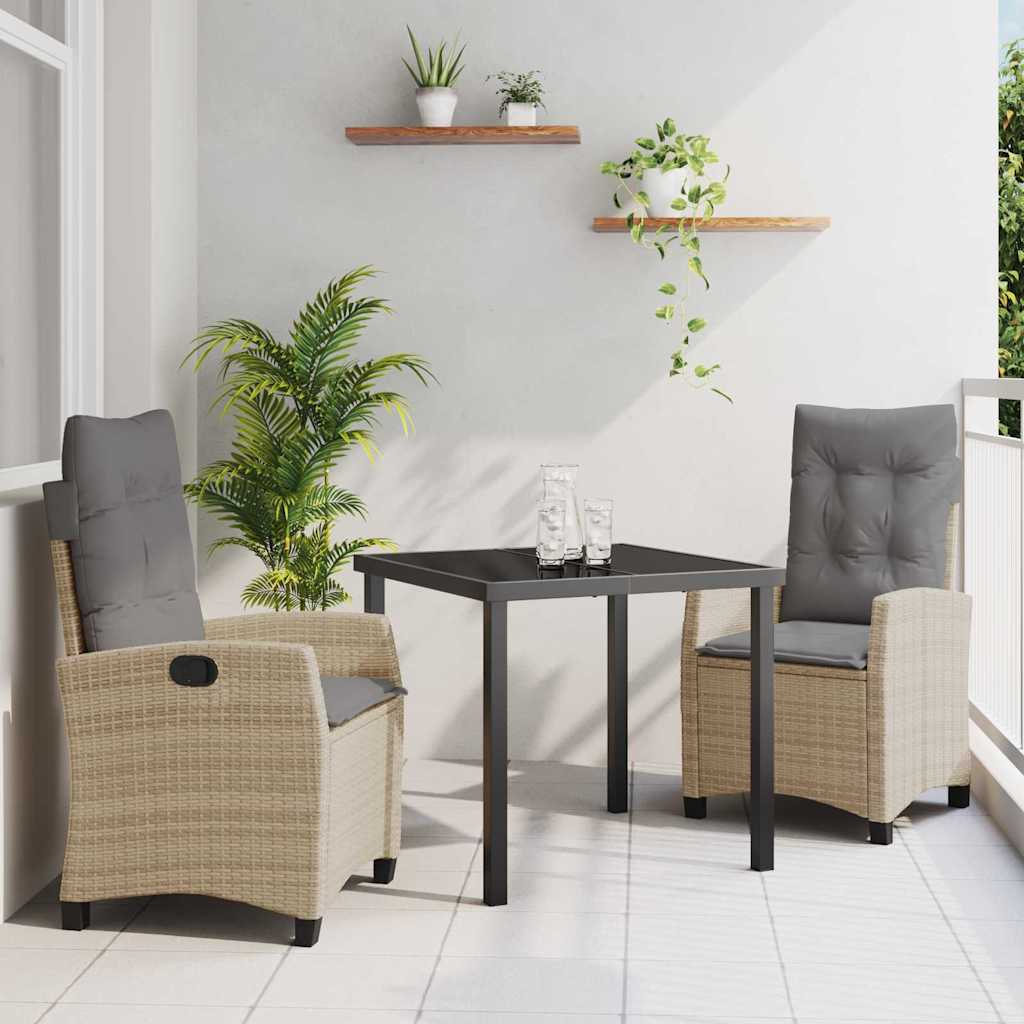 Garten Essgruppe Mit Kissen 5 Pcs Poly-Rattan