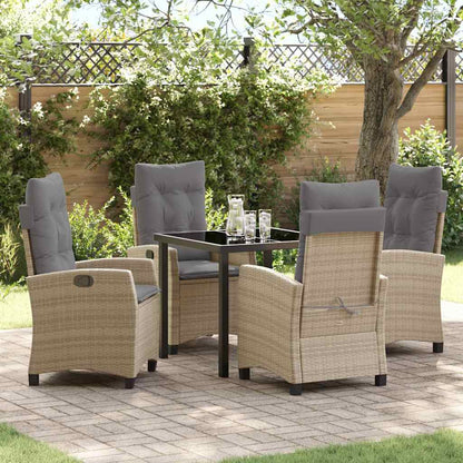 Garten Essgruppe Mit Kissen 5 Pcs Poly-Rattan