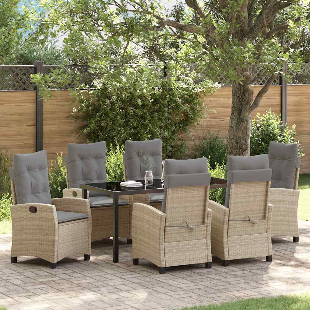 Garten Essgruppe Mit Kissen 5 Pcs Poly-Rattan
