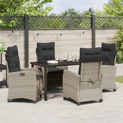 Garten Essgruppe Mit Kissen 5 Pcs Poly-Rattan