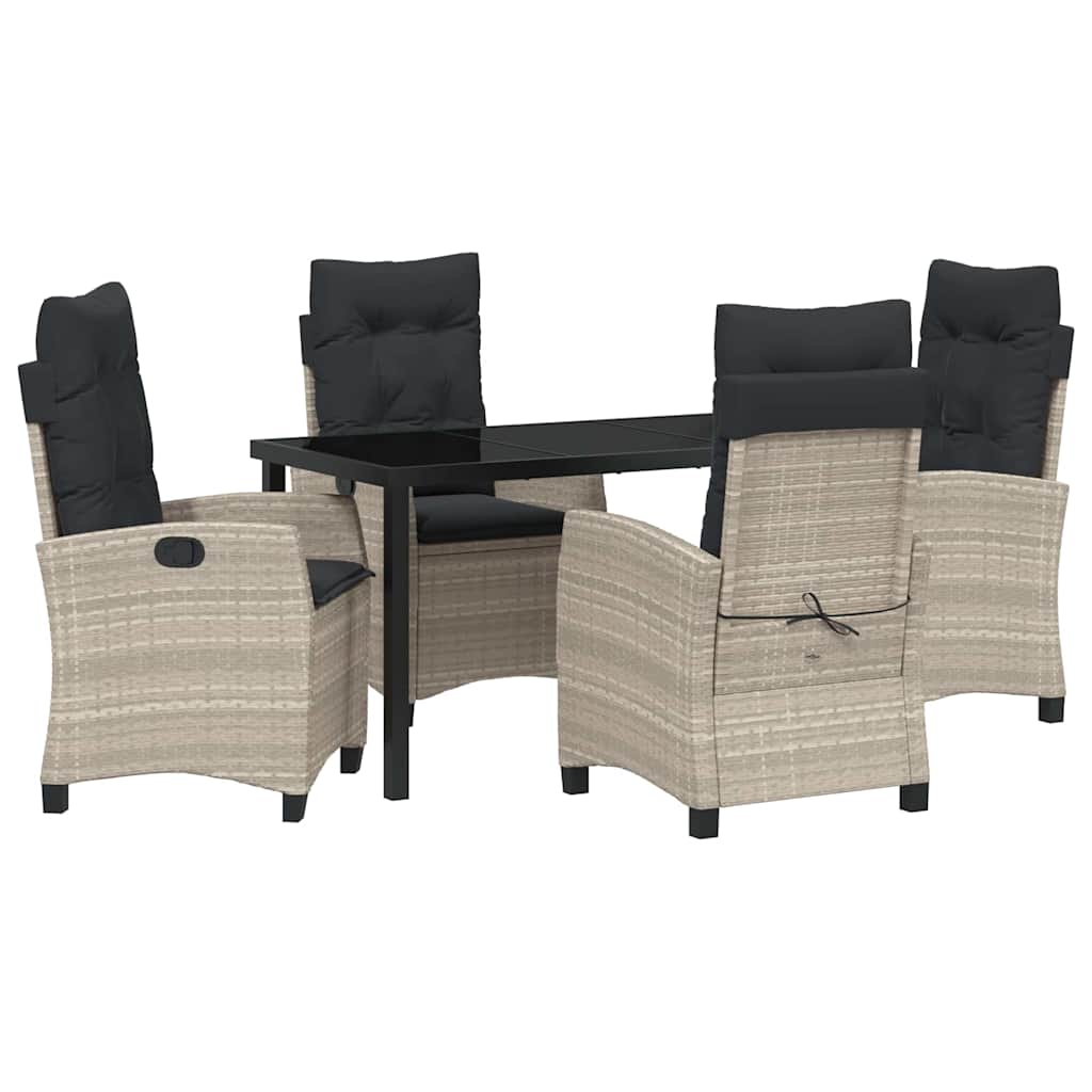 Garten Essgruppe Mit Kissen 5 Pcs Poly-Rattan