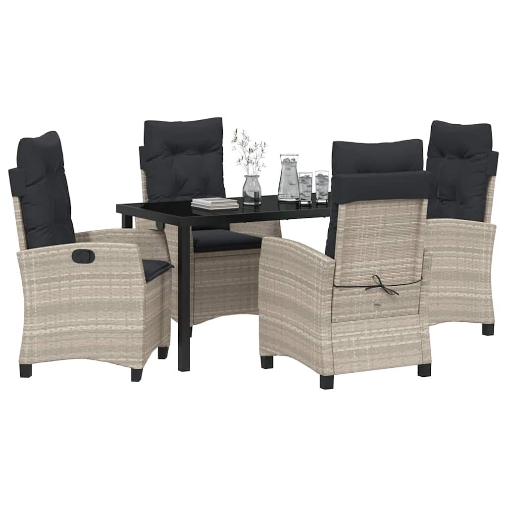 Garten Essgruppe Mit Kissen 5 Pcs Poly-Rattan